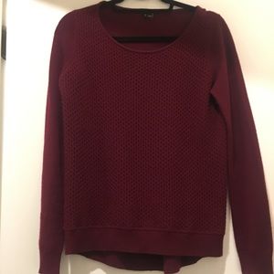 Theory maroon sweater